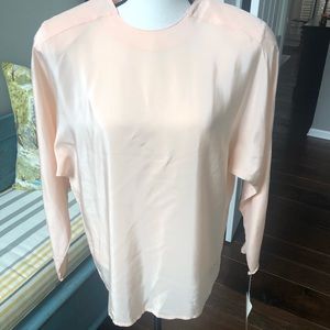 Vintage Oleg Cassini 100% silk blouse, Sz 12